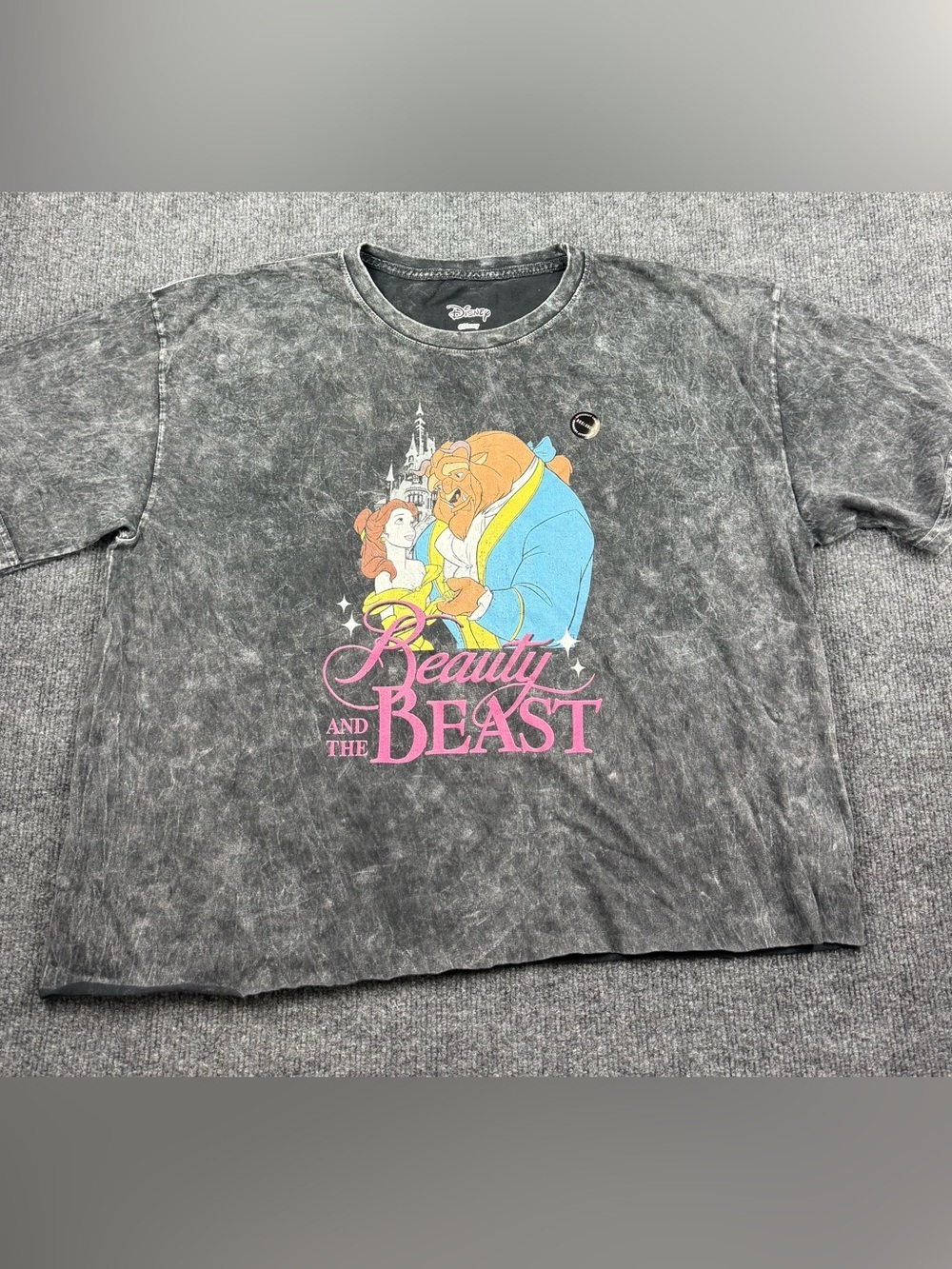 Women’s Beauty & the Beast Cropped Tee, No size